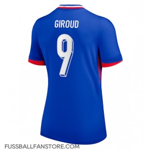 Frankreich Olivier Giroud #9 Replik Heimtrikot Damen EM 2024 Kurzarm